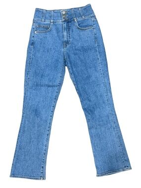 Veronica Beard Carly Kick Flare High Rise Jeans Size 27 Cropped Kick-Flare